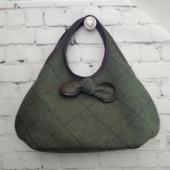 Scotland Lovat Tweed Handbag - Picture 1 of 8
